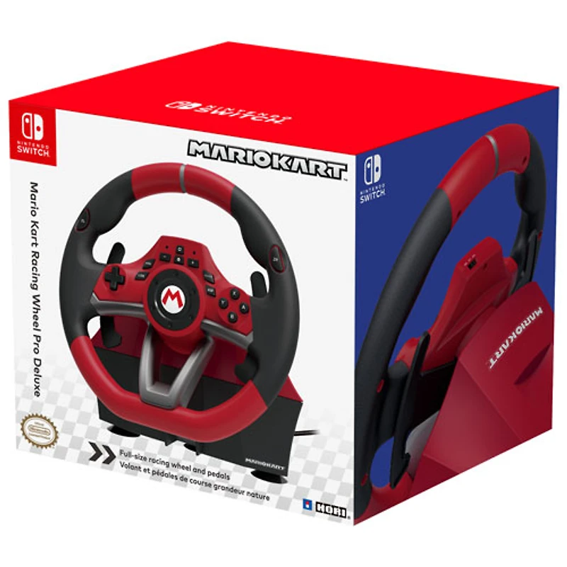 HORI Nintendo Switch Mario Kart Racing Wheel Pro Deluxe Version