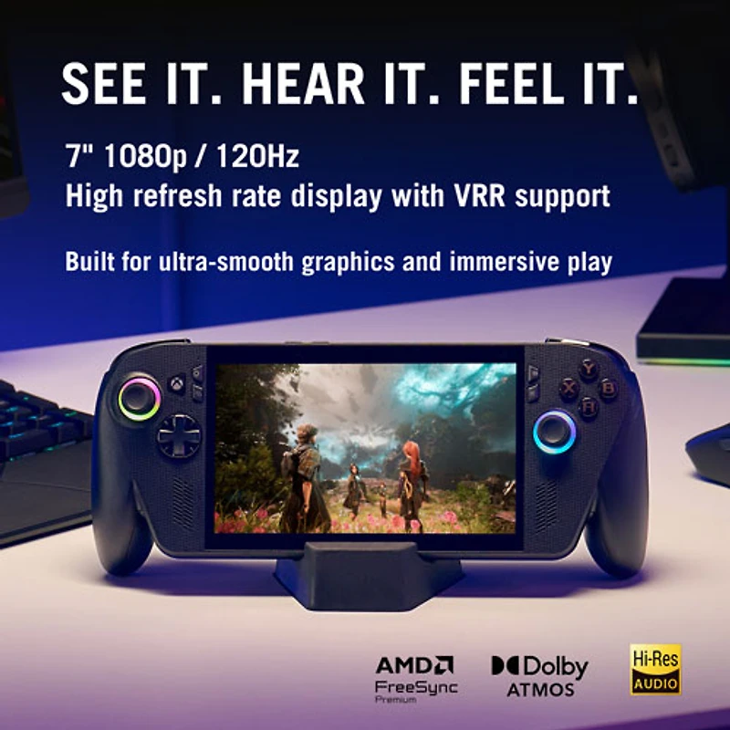 ASUS ROG Xbox Ally X 7" Touch Gaming Console - Black (AMD Ryzen Z2 Extreme/24GB RAM/1TB SSD/Windows 11) - Exclusive Retail Partner