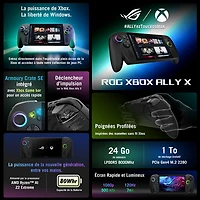 ASUS ROG Xbox Ally X 7" Touch Gaming Console - Black (AMD Ryzen Z2 Extreme/24GB RAM/1TB SSD/Windows 11) - Exclusive Retail Partner