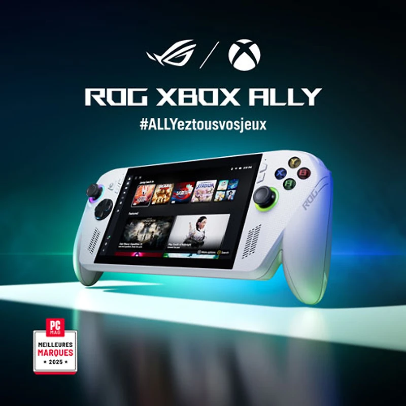 ASUS ROG Xbox Ally 7" Touch Gaming Console - White (AMD Ryzen Z2 A/16GB RAM/512GB SSD/Windows 11)