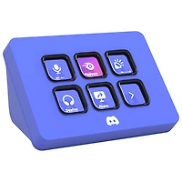 Stream Deck Mini d'Elgato - Édition Discord - Bleu violet