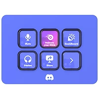 Stream Deck Mini d'Elgato - Édition Discord - Bleu violet