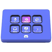 Stream Deck Mini d'Elgato - Édition Discord - Bleu violet