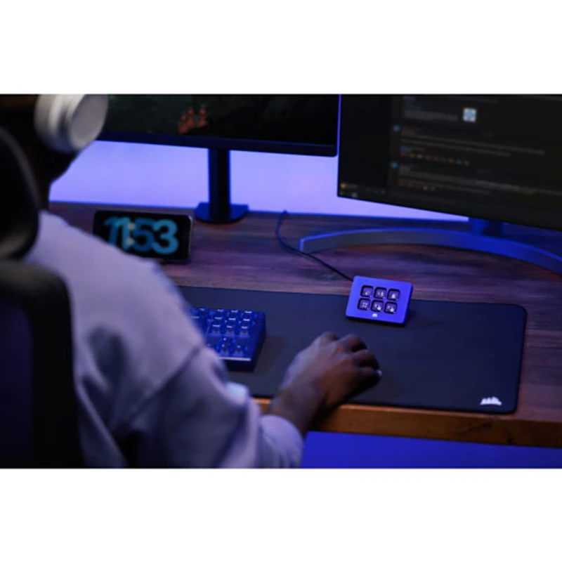 Stream Deck Mini d'Elgato - Édition Discord - Bleu violet