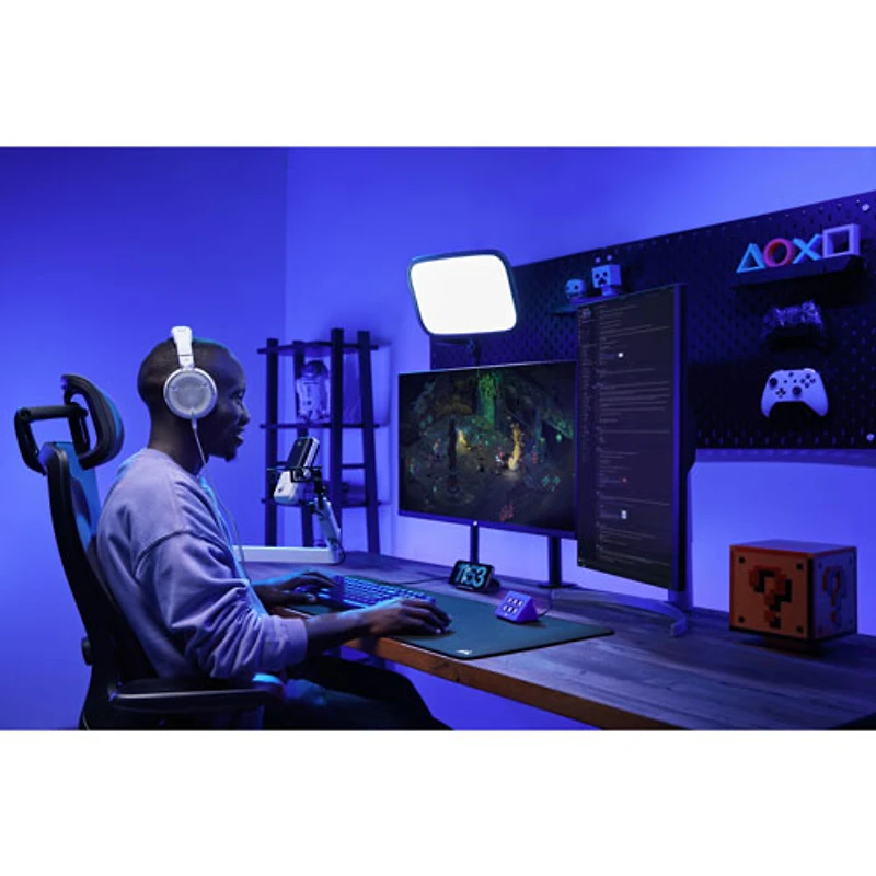 Stream Deck Mini d'Elgato - Édition Discord - Bleu violet