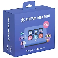 Stream Deck Mini d'Elgato - Édition Discord - Bleu violet
