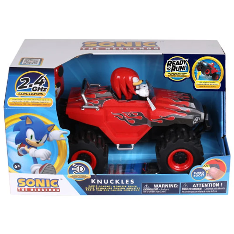 Camion monstre téléguidé Sonic et Knuckles de NKOK (1512) - Rouge