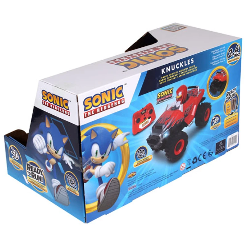 Camion monstre téléguidé Sonic et Knuckles de NKOK (1512) - Rouge