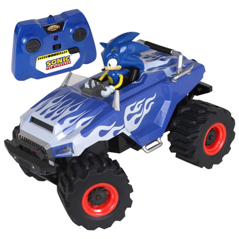 Camion monstre téléguidé Sonic et Knuckles de NKOK (1511) - Bleu