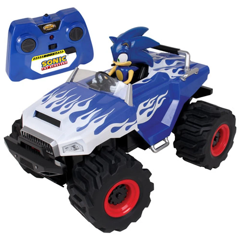 Camion monstre téléguidé Sonic et Knuckles de NKOK (1511) - Bleu