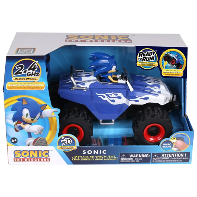 Camion monstre téléguidé Sonic et Knuckles de NKOK (1511) - Bleu