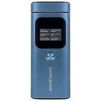 Chargeur portable USB-A/USB-C 15 000 mAh 20 W Piston Power Pro avec chargement sans fil Qi2 de LOGiiX - Bleu minuit