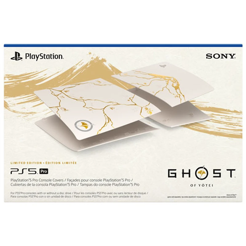 PlayStation 5 Pro Console Cover - Ghost of Yōtei Gold Limited Edition