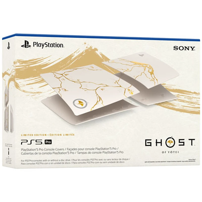 PlayStation 5 Pro Console Cover - Ghost of Yōtei Gold Limited Edition
