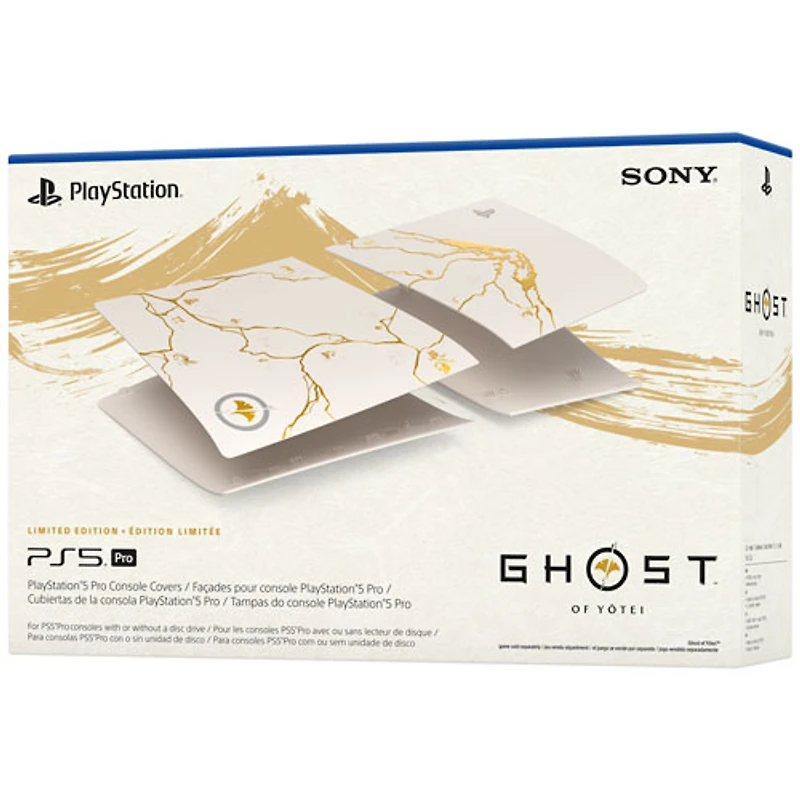 PlayStation 5 Pro Console Cover - Ghost of Yōtei Gold Limited Edition