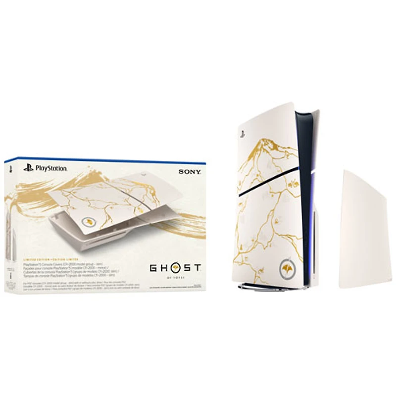 PlayStation 5 Slim Console Cover - Ghost of Yōtei Gold Limited Edition
