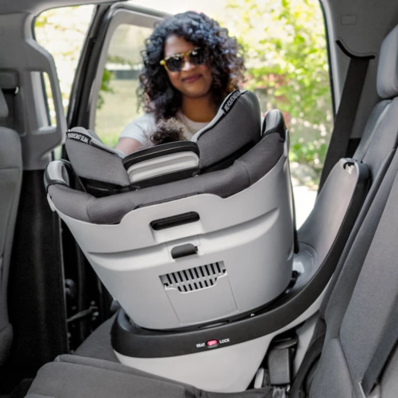 Evenflo Revolve360 Slim 2-in-1 Convertible Car Seat - Pearl Grey