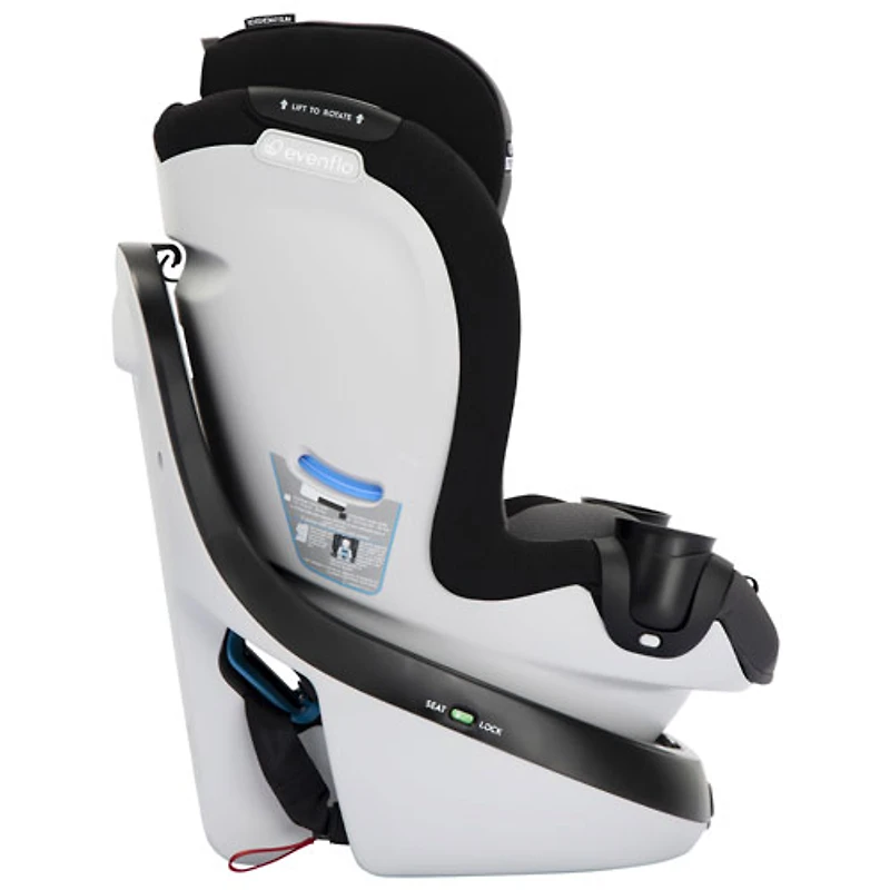 Evenflo Revolve360 Slim 2-in-1 Convertible Car Seat - Obsidian Black