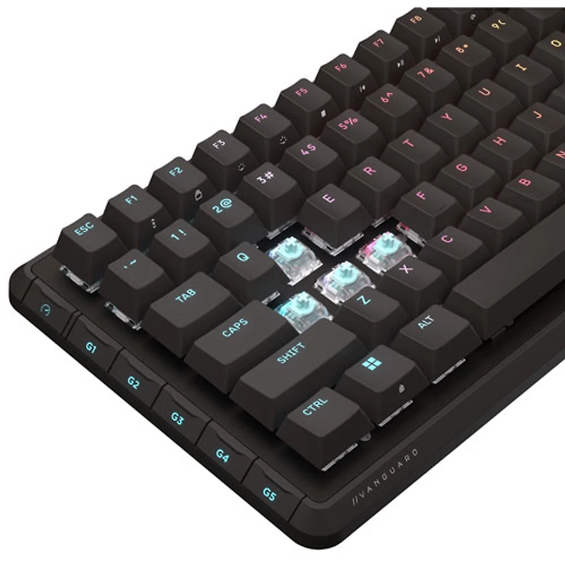 Corsair Vanguard Pro 96 Backlit Hall Effect MGX linear Pre-Lubricated Gaming Keyboard - English