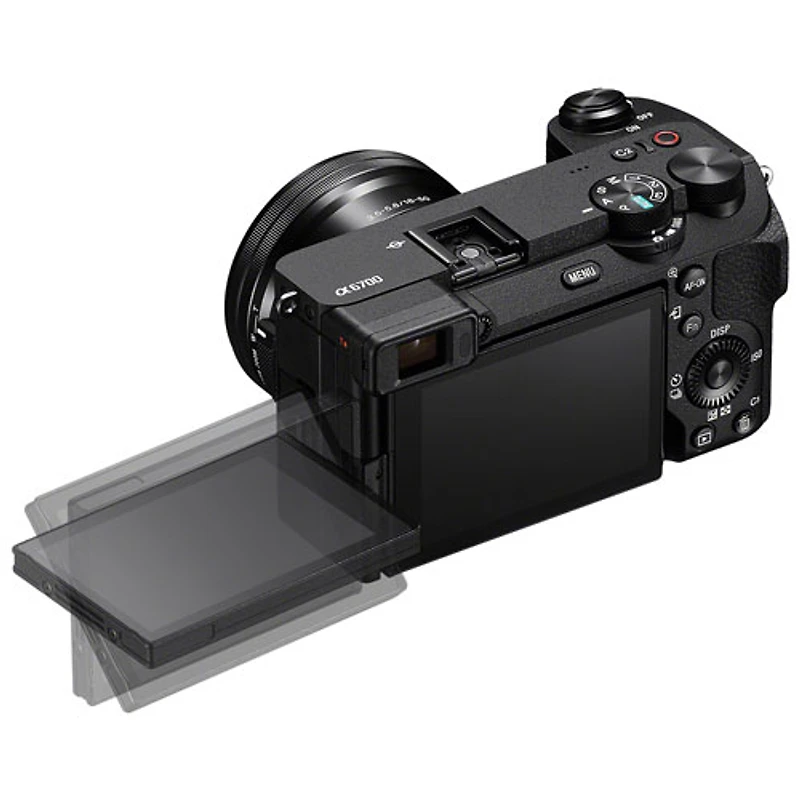Appareil photo sans miroir à objectif interchangeable Alpha 6700 APS-C avec objectif 16-50 mm de Sony - Noir
