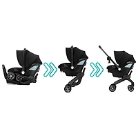 Evenflo Shyft DualRide Car Seat Stroller Combo - Beaufort Black