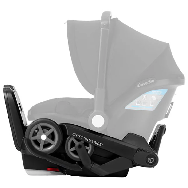 Evenflo Shyft DualRide Car Seat Stroller Combo - Beaufort Black