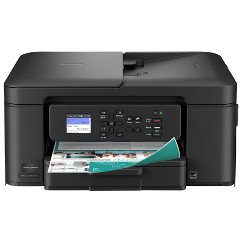 Imprimante à jet d'encre tout-en-un couleur sans fil MFC-J1360DW de Brother