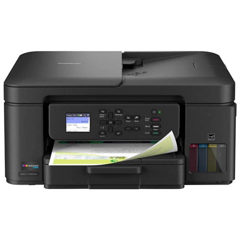 Brother MFC-T780DW Colour Wireless All-In-One Inkjet Printer with INKvestment Tank