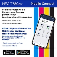 Brother MFC-T780DW Colour Wireless All-In-One Inkjet Printer with INKvestment Tank