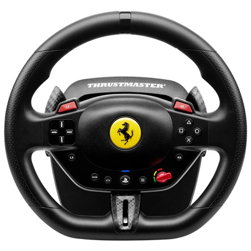 Volant de course et pédalier magnétique T98 Ferrari 296 GTB de Thrustmaster pour PS5/PS4/PC