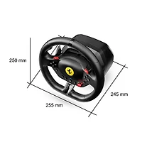 Volant de course et pédalier magnétique T98 Ferrari 296 GTB de Thrustmaster pour PS5/PS4/PC