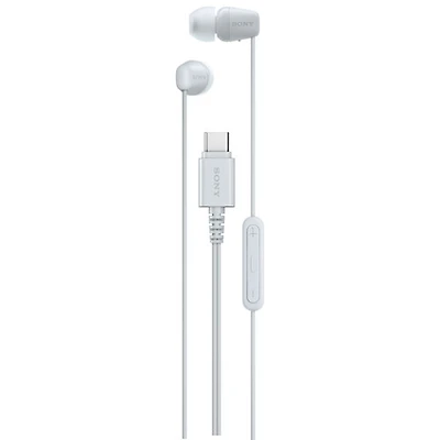 Sony IER-EX15C In-Ear Earbuds with USB-C Connector - White