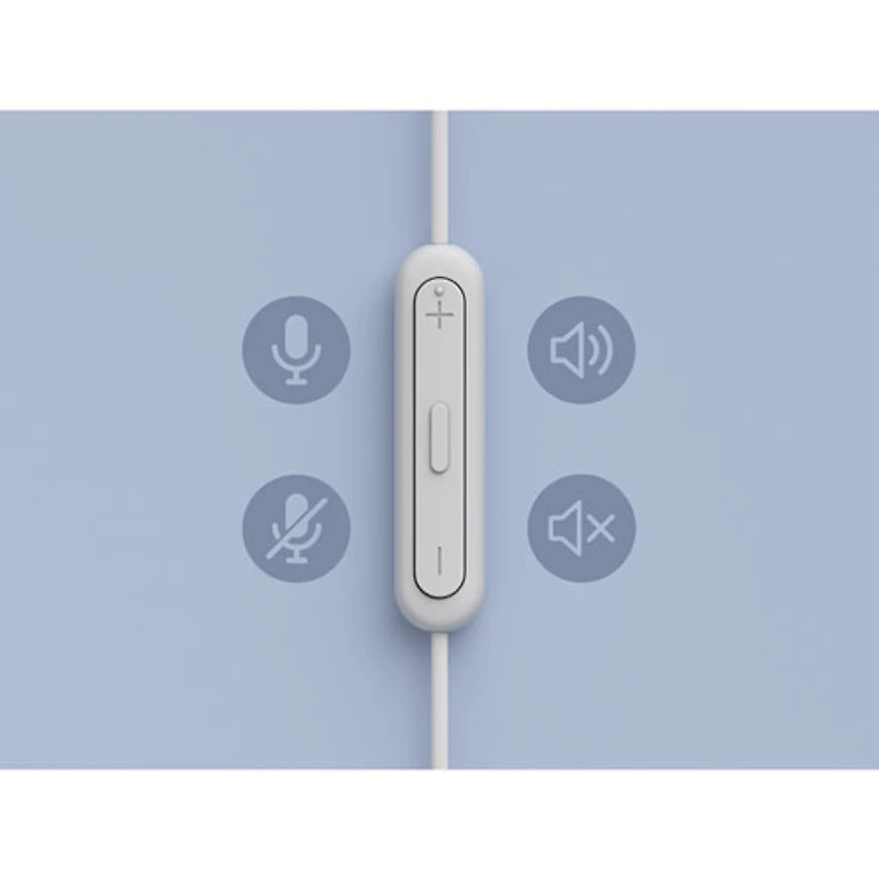 Sony IER-EX15C In-Ear Earbuds with USB-C Connector - White