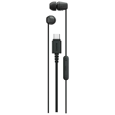 Sony IER-EX15C In-Ear Earbuds with USB-C Connector - Black