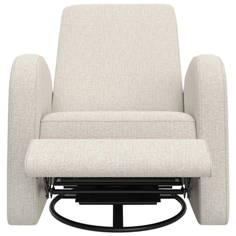 Fauteuil coulissant pivotant inclinable électrique Santa Monica de Storkcraft avec port de chargement USB - Natté dune