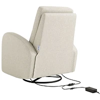 Fauteuil coulissant pivotant inclinable électrique Santa Monica de Storkcraft avec port de chargement USB - Natté dune