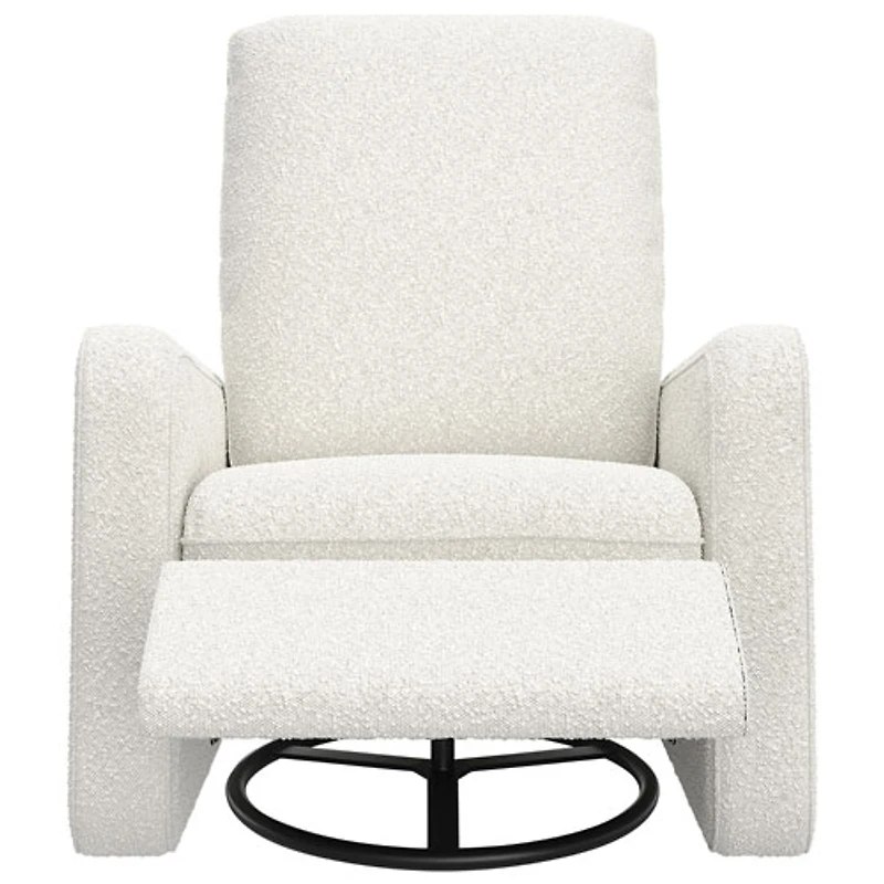 Fauteuil coulissant pivotant inclinable électrique Teddi de Graco avec port de chargement USB - Bouclé ivoire