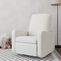 Fauteuil coulissant pivotant inclinable électrique Teddi de Graco avec port de chargement USB - Bouclé ivoire