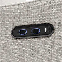 Fauteuil coulissant pivotant inclinable électrique Teddi de Graco avec port de chargement USB - Natté dune
