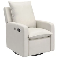 Storkcraft Timeless Recliner Glider with USB Charging Port - Ivory