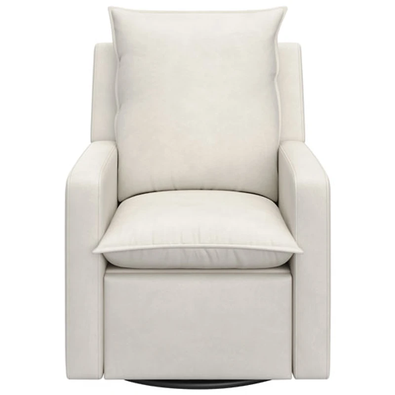 Storkcraft Timeless Recliner Glider with USB Charging Port - Ivory