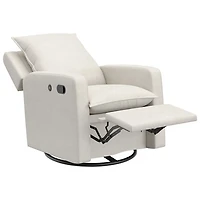 Storkcraft Timeless Recliner Glider with USB Charging Port - Ivory