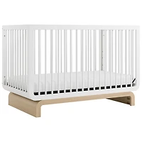 Lit de bébé convertible 5-en-1 de luxe Santorini de Storkcraft - Blanc et bois flotté