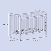 Lit de bébé transformable 3-en-1 Pasadena de Storkcraft - Bois flotté