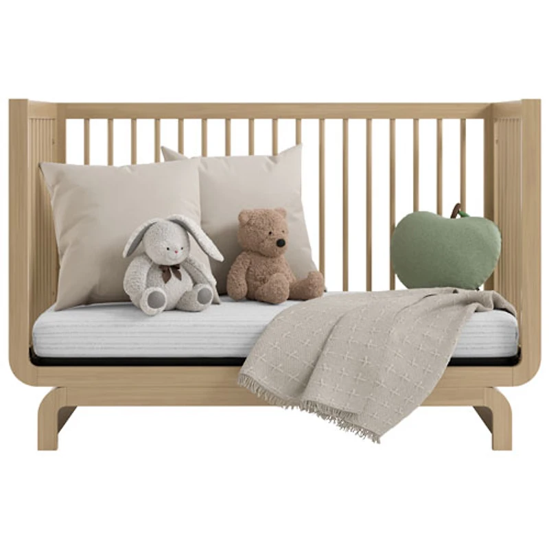 Lit de bébé convertible 5-en-1 de luxe Santorini de Storkcraft - Bois flotté