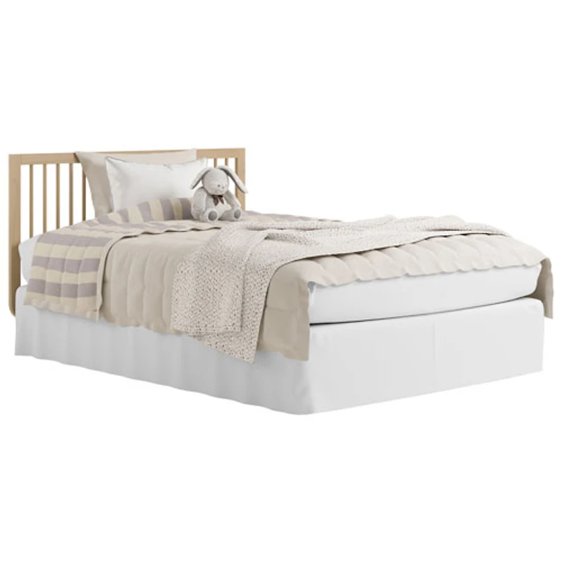 Lit de bébé convertible 5-en-1 de luxe Santorini de Storkcraft - Bois flotté