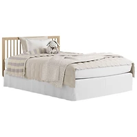 Lit de bébé convertible 5-en-1 de luxe Santorini de Storkcraft - Bois flotté