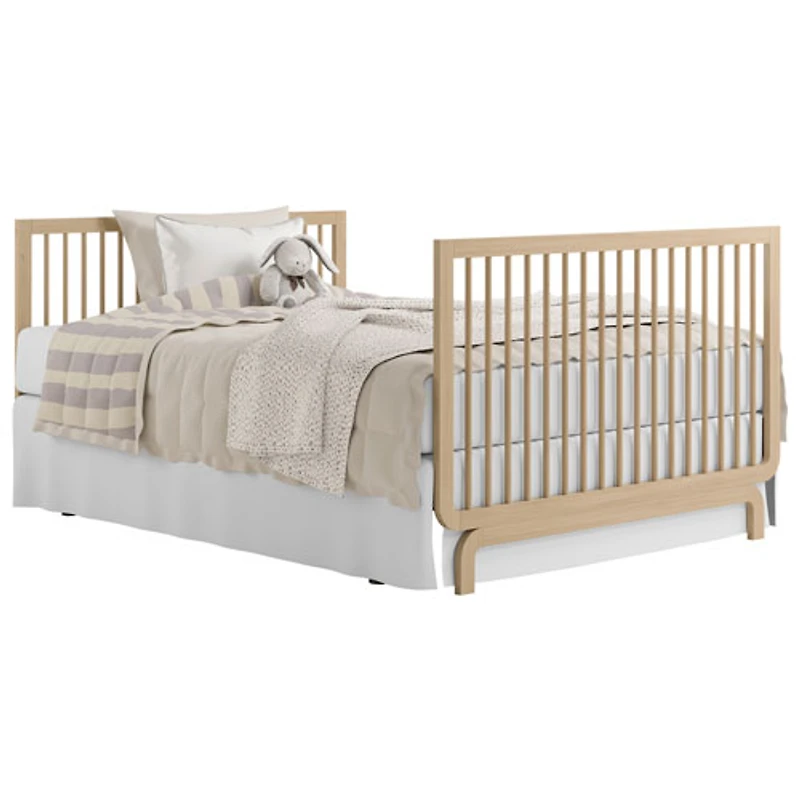 Lit de bébé convertible 5-en-1 de luxe Santorini de Storkcraft - Bois flotté