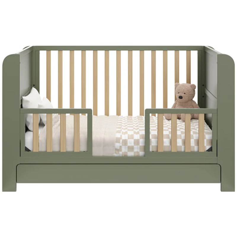 Lit de bébé convertible 4-en-1 Read-with-Me de Graco - Olive et bois flotté