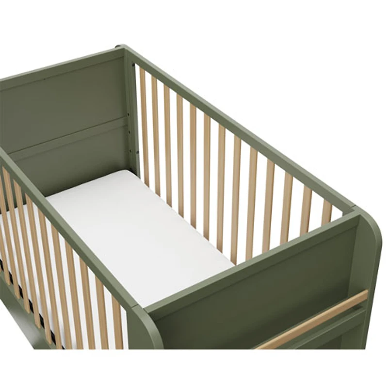 Lit de bébé convertible 4-en-1 Read-with-Me de Graco - Olive et bois flotté